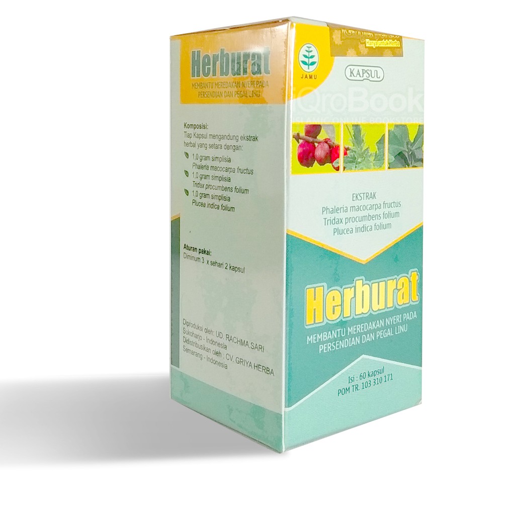 

HERBURAT Kapsul Herbal Rematik dan Asam Urat