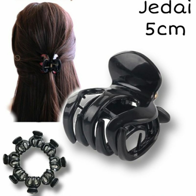 JEDAI JEPITAN RAMBUT / JEPIT RAMBUT 5CM TEBAL / JEPITAN BADAI 3 CAKAR JEPIT BADAI / JEDAI KOREA / HAIR CLIPS