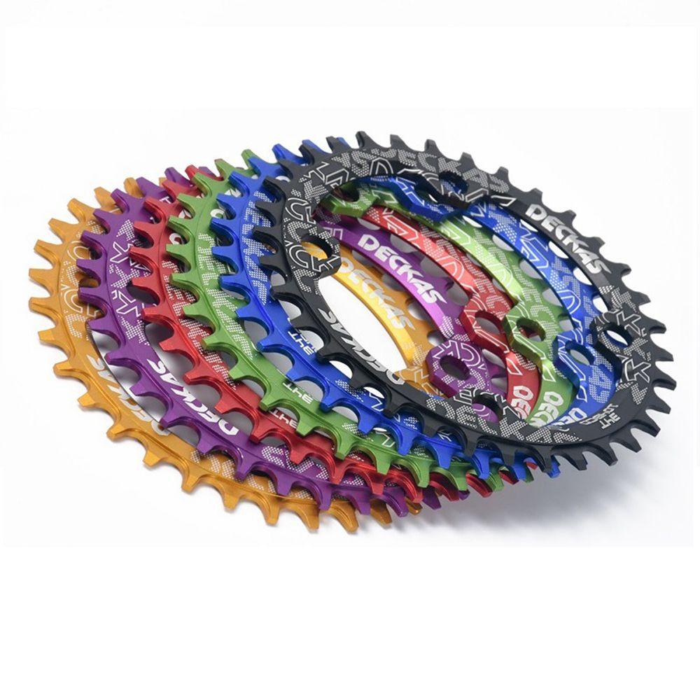 Lanfy Mtb Crankset Plat Sepeda Bulat 32T 34T 36T 38T Sepeda Chainwheel Crown Crankset Single Tooth Plate Bicycle Disc