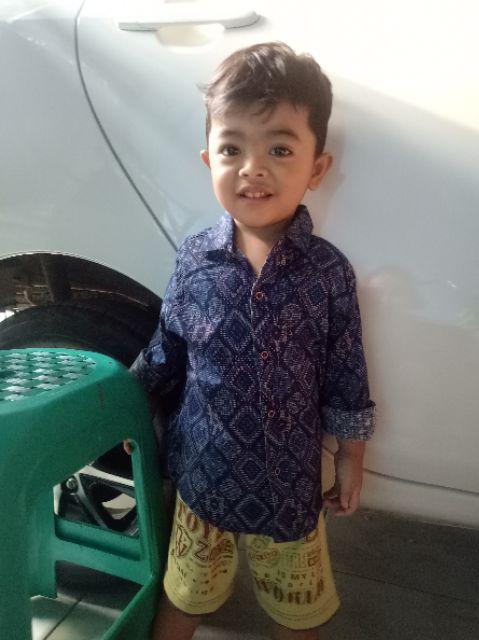 Kemeja Batik Couple Ayah Anak Murah