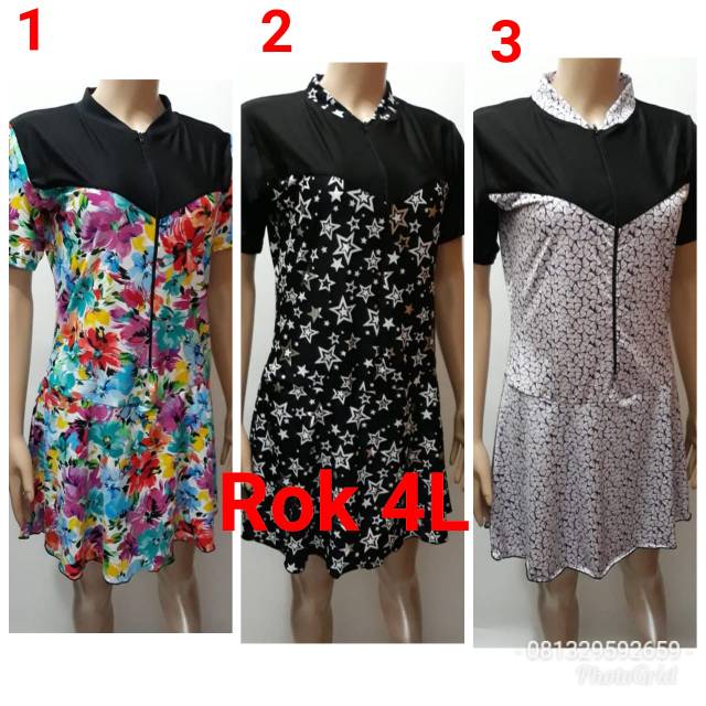  Baju  Renang Rok Wanita Dewasa Jumbo  4L 5L Shopee Indonesia