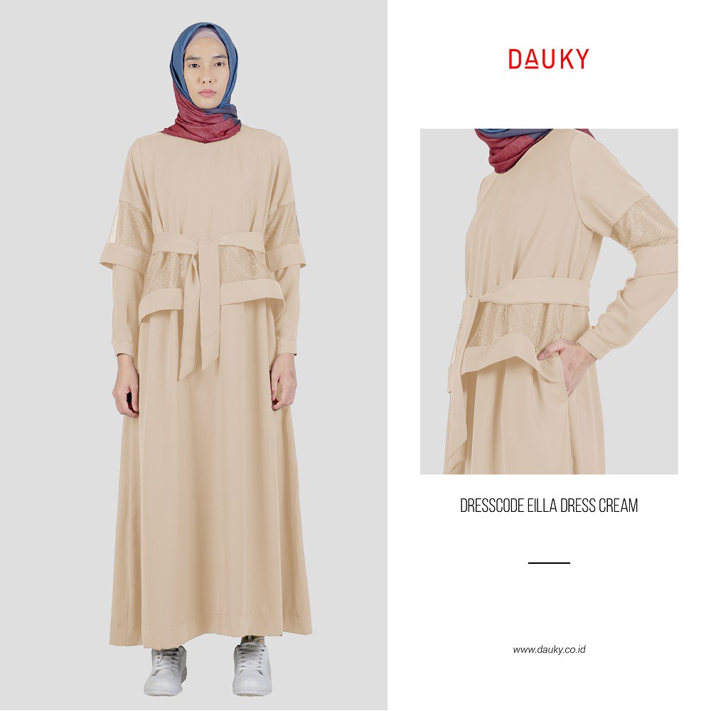 Gamis muslim wanita Dauky Dresscode Eilla