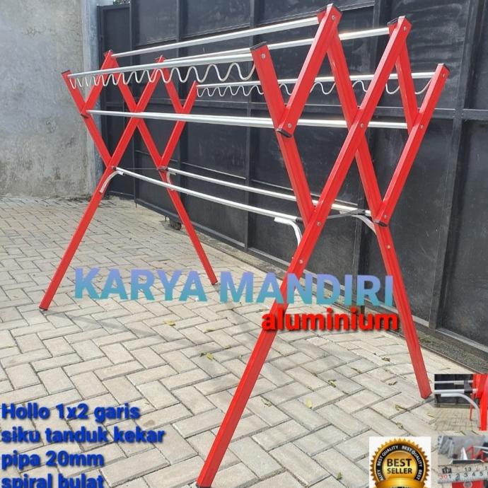 ><><><] jemuran baju aluminium besar /Jemuran Lipat / 180 Cm / Livina