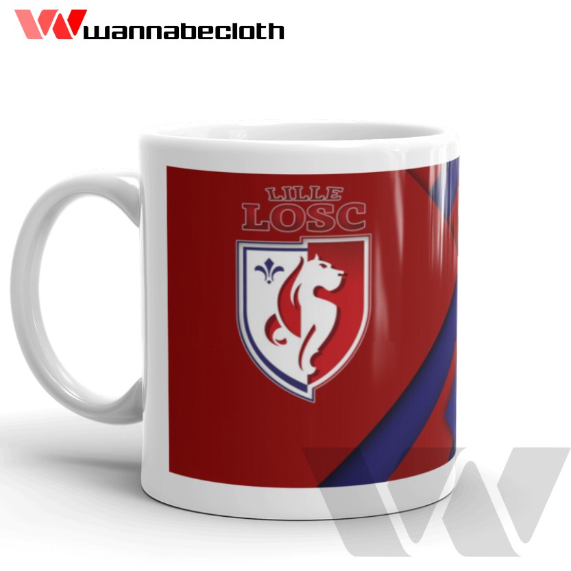 Gelas Lille OSC Mug Lille OSC Cangkir Lille OSC Souvenir Bola MLS Lille OSC Merchandise Lille OSC