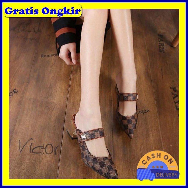 Bellagio Sepatu Hils Highils Murah Goes Solo Brand Matahari Mutia Dd68 High Heels Hak Tahu F03 Cokl