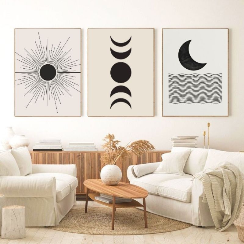 Hiasan dinding minimalis modern decoration walldecor ruang tamu kamar pajangan rumah.