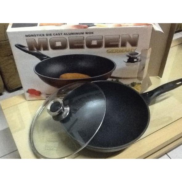 PANCI MOEGEN GERMANY WOK PAN ANTI LENGKET / TEFLON