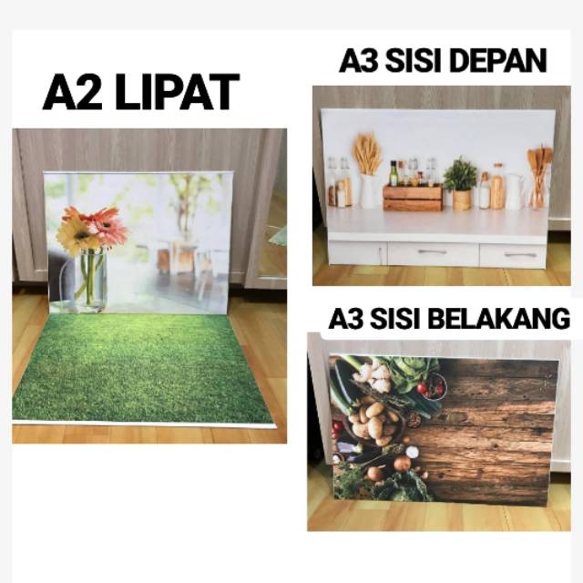 

Paket A2 Lipat + A3 Tidak Lipat Bolak Balik