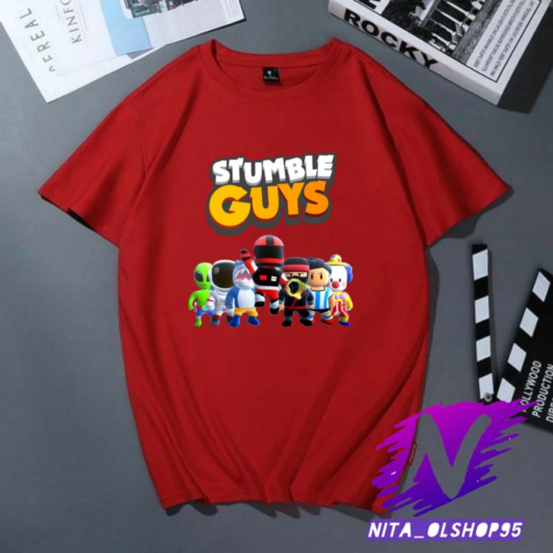 kaos stumble guys kaos anak stumble guys viral