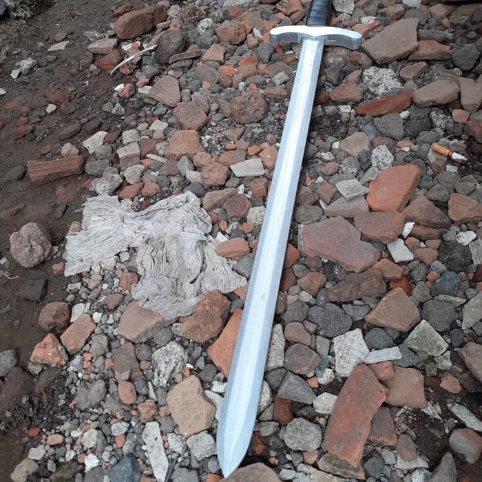 mainan pedang kayu medieval knight wooden sword ( pedang cosplay )