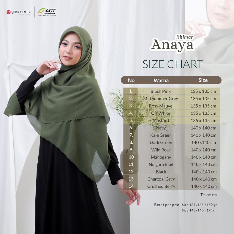 Anaya scarf by yasmeera
