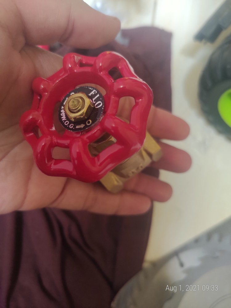 Kuningan Gate Valve 1/2 Inch Drat Stop Kran Isuzu