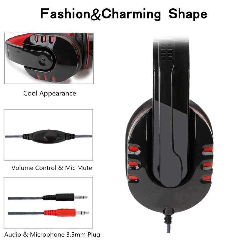 Gaming Headphone Headset with Mic - SY733MV