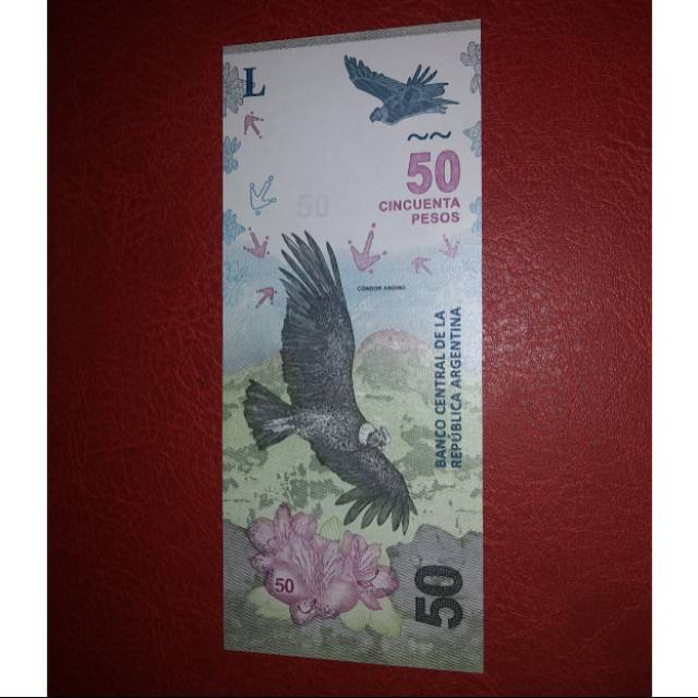 Uang Asing Argentina 50 Pesos