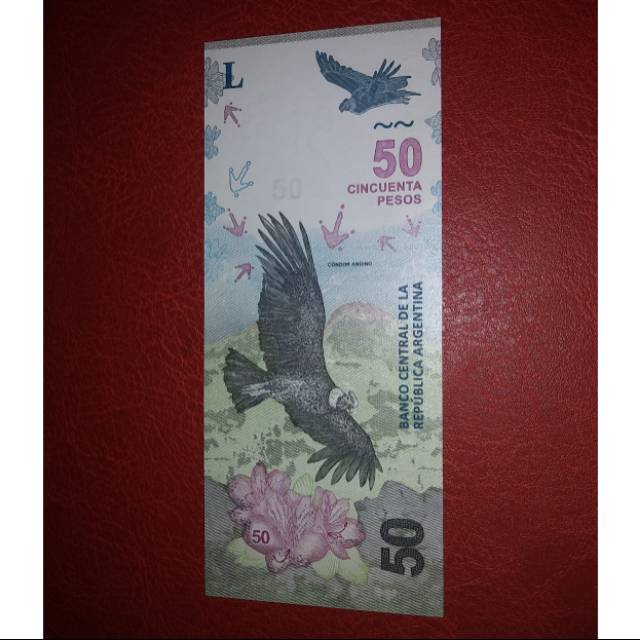 Uang Asing Argentina 50 Pesos