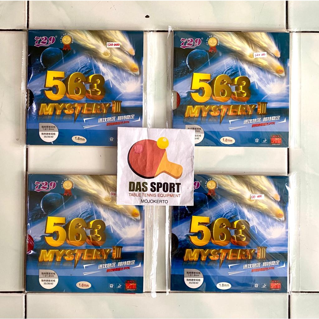 KARET 729 563 MYSTERY III SPON 1,8 MM ATTACK PIMPLE (BINTIK SERANG) RP 150.000