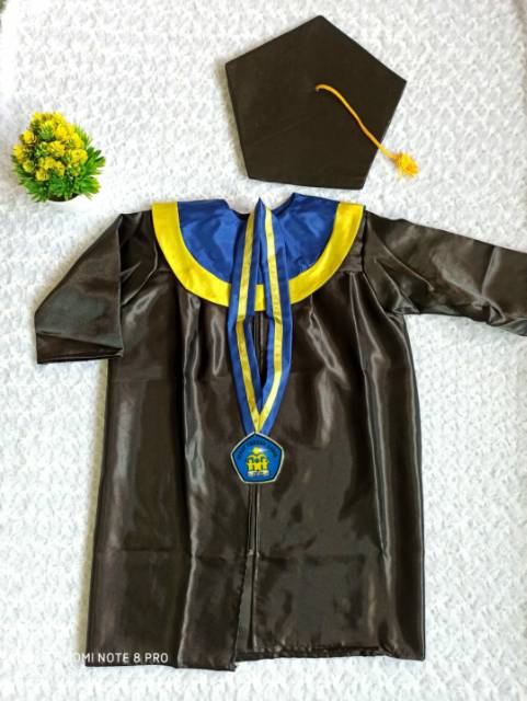 Baju Seragam Toga Wisuda Anak Paud, TK, SD, SMP ( B K )