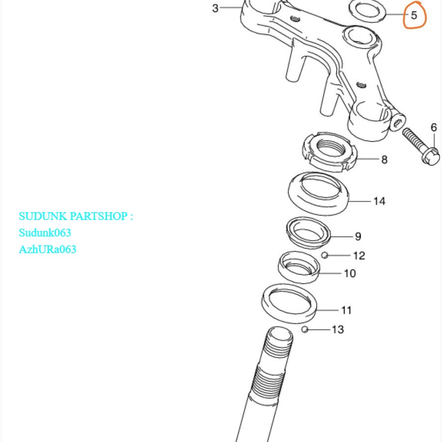 washer mur segitiga satria Fu ori sgp