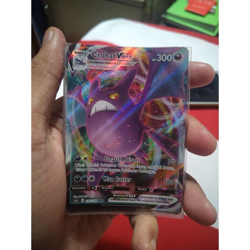 kartu pokemon bahasa Indonesia crobat vmax