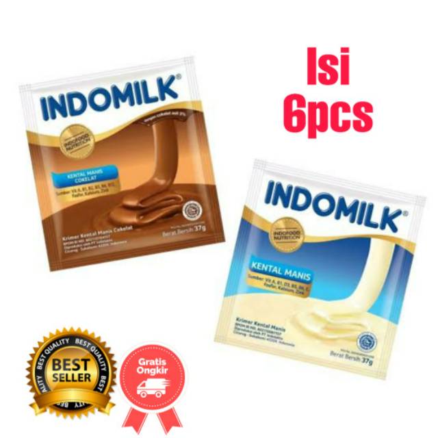 

INDOMILK SUSU KENTAL MANIS 1renceng 6pcs
