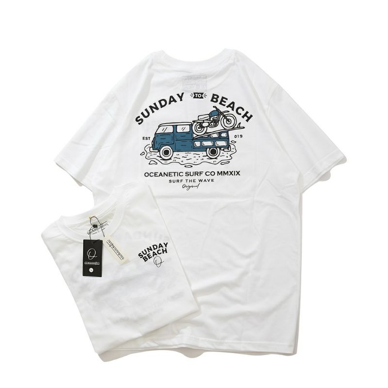 Kaos Putih Katun Combed 30s T-shirt Kaos Erigo Aerostreet - RI008