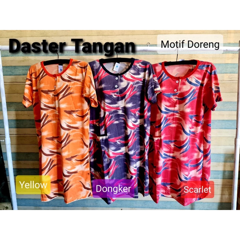 BAJU TIDUR DASTER MAMA TANGAN FLOWER FLORIST