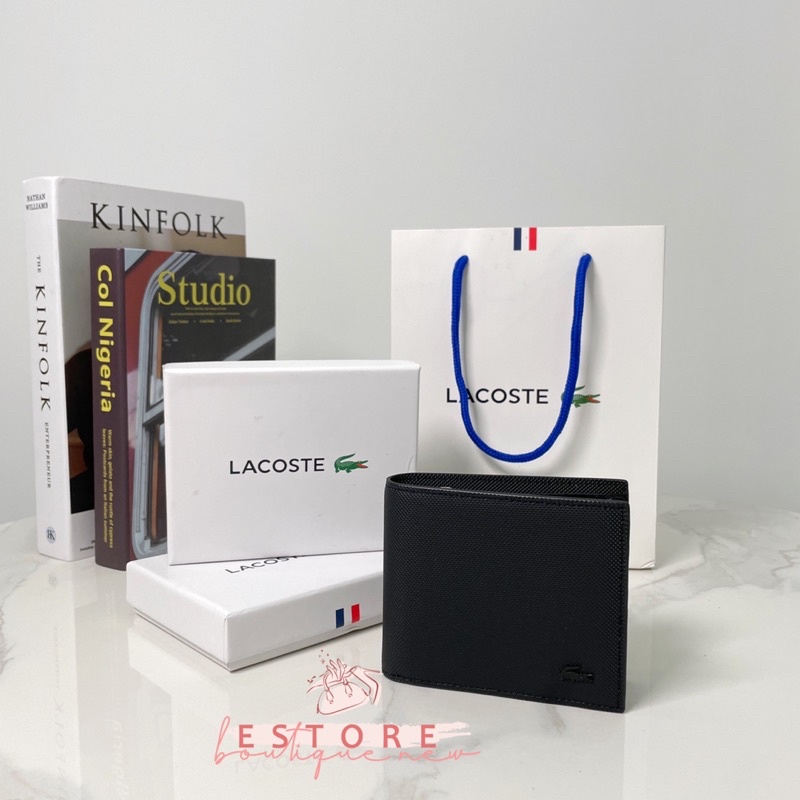 New Lacost* Men Short Wallet