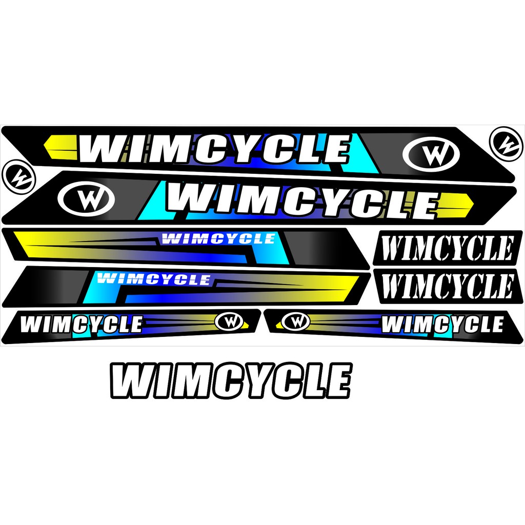 striping SEPEDA WIMCYCLE BIKE STICKER