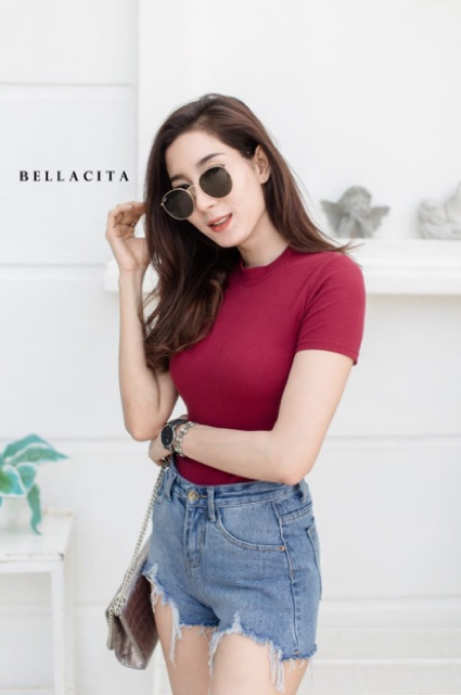 KAOS BELLACITA TURTLE NECK IMPORT BANGKOK (BJBLC5060)