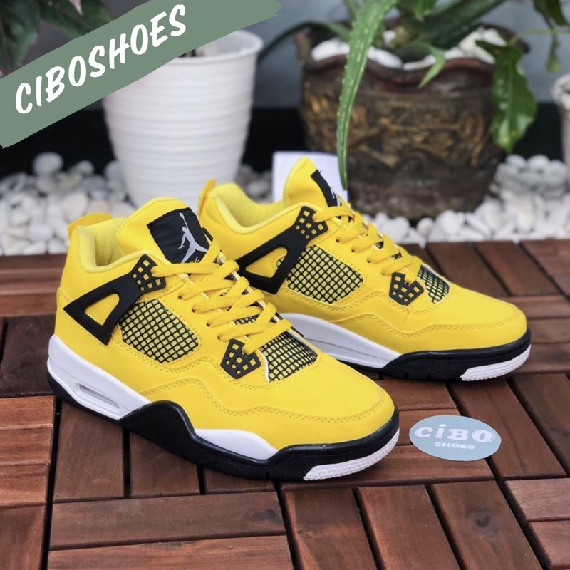 yellow jordan 4 lightning