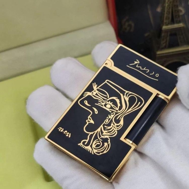 Korek Api S.t Dupont Black Gold Paris Super Premium - Dupont