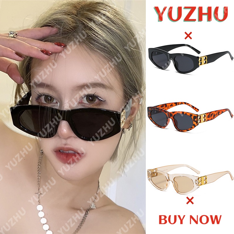 (YUZHU) COD Kacamata Cat Eye Retro Gaya Eropa dan Amerika Unisex