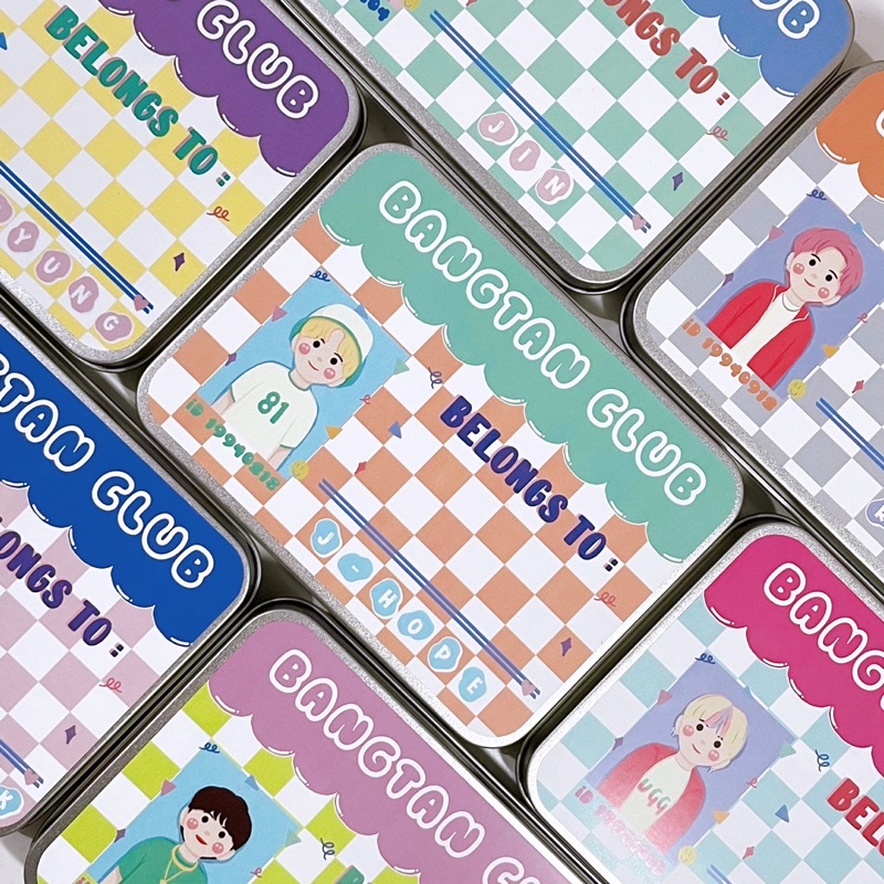 BTS CUSTOM TIN CASE (BACA DESKRIPSI)