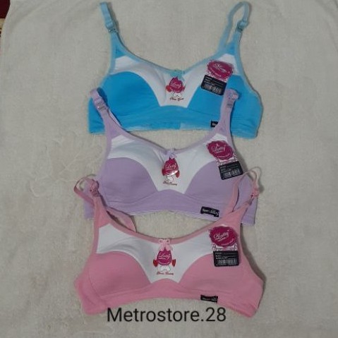 JUAL GROSIR 6 Pcs Bra lutty Remaja/Bra Lutty ABG Size 32 ,34 .