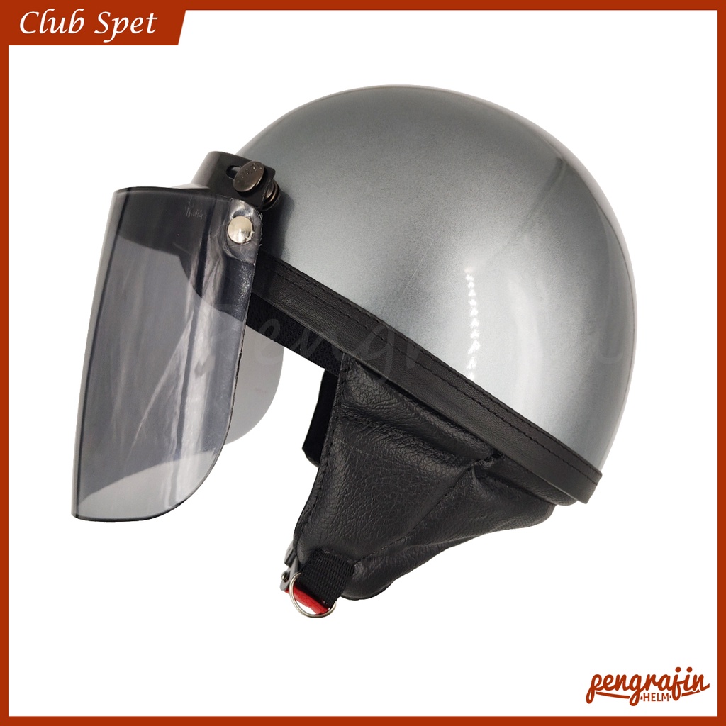 CH1 Helm Spet Dewasa Helm Vespa Helm Klasik Helm Chip Helm unik Helm motor