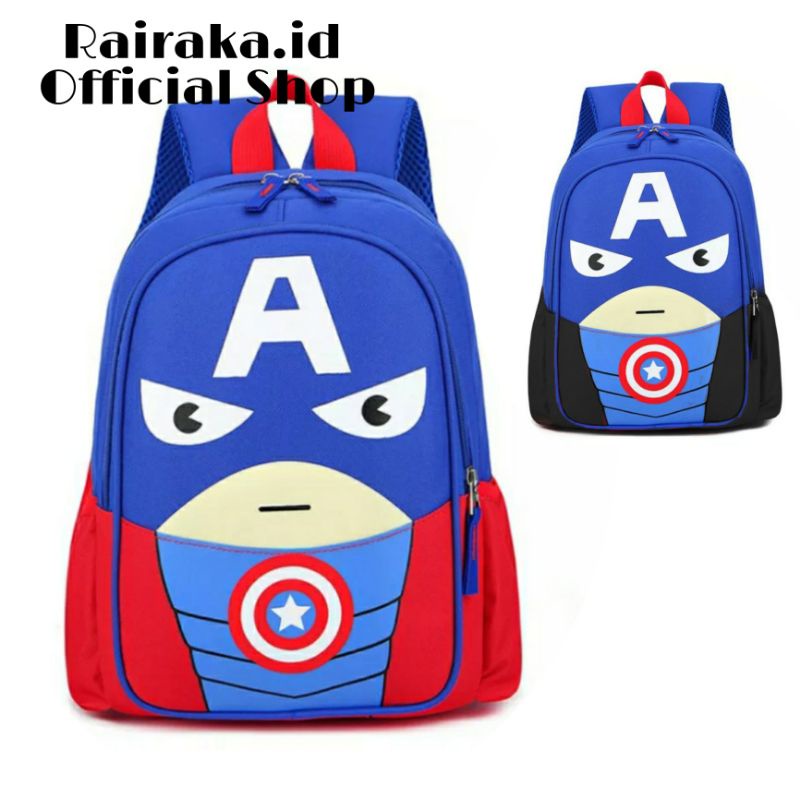 Rairaka.id / Speed - Tas Anak Laki-laki Marvel karakter tas anak sd tk