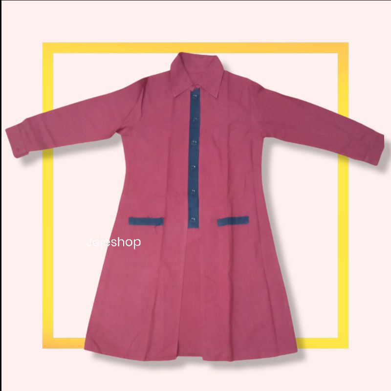 TUNIK MERAH MAROON CANTIK