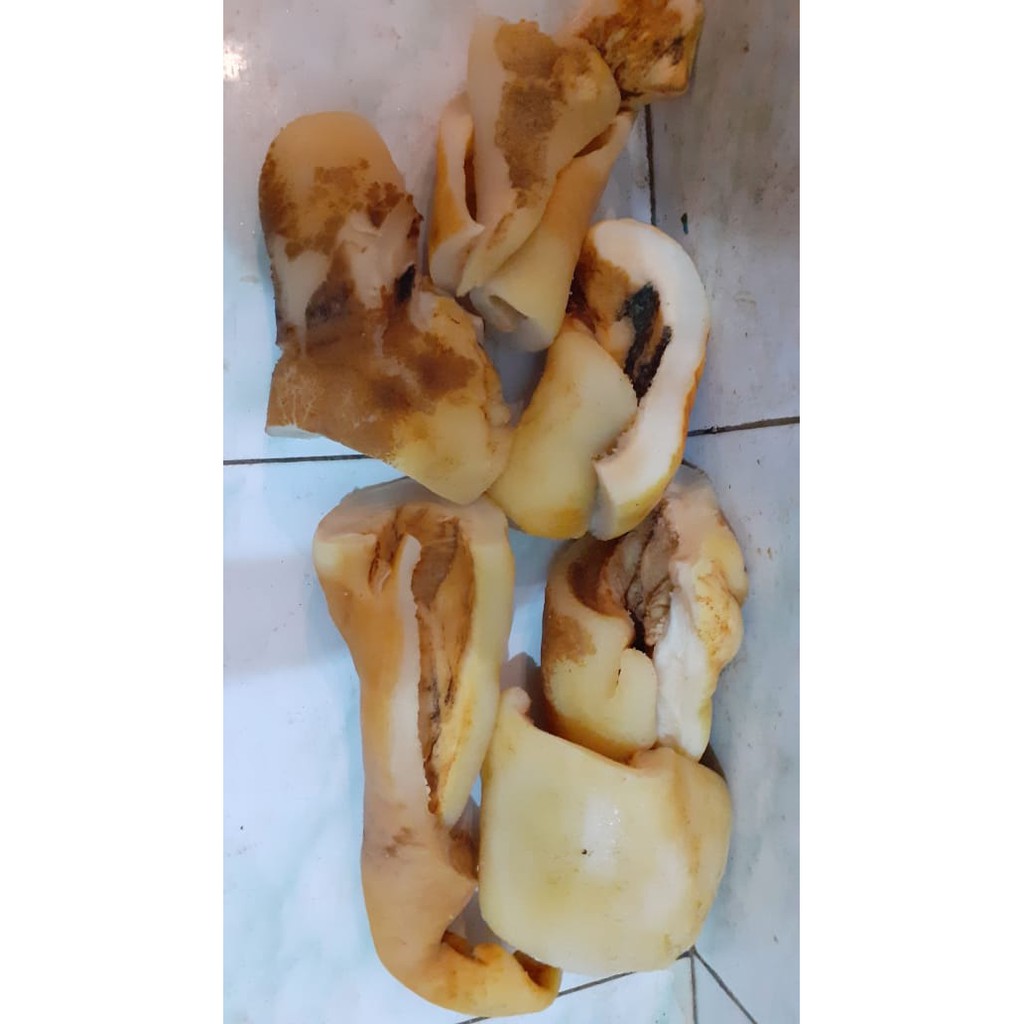 

Kikil Sapi Tebal Sudah Rebus Bersih (Thicker Boiled Beef Skin) _ 1,0 Kg