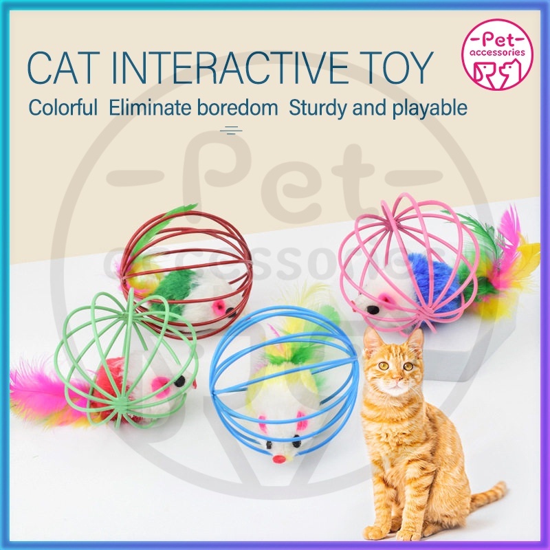 Mainan Kucing Sangkar Tikus Cat Toys Mainan Hewan