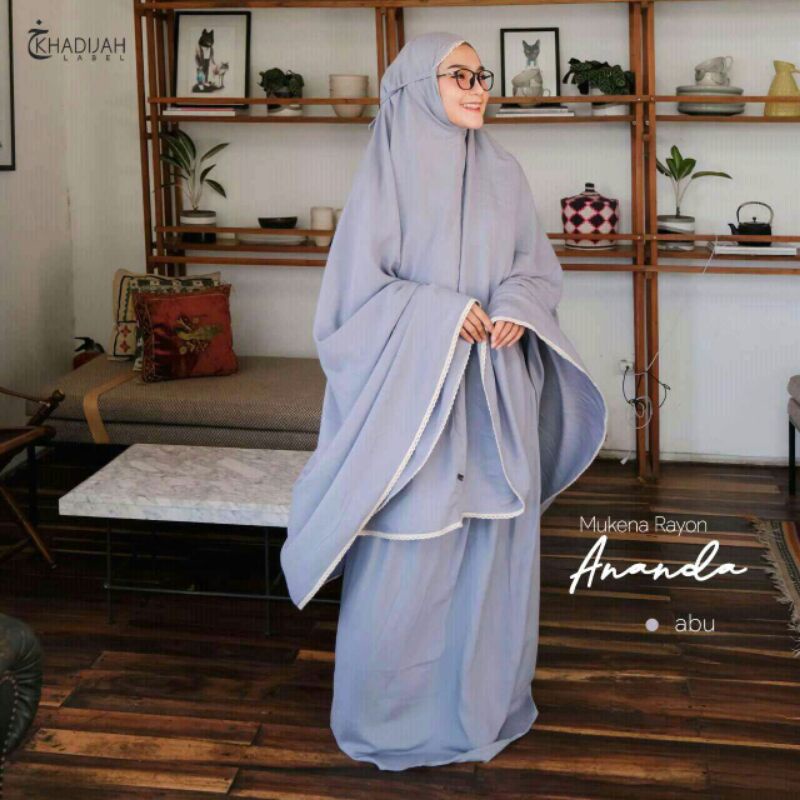 Khadijah Label - Mukena Rayon Ananda Super Jumbo