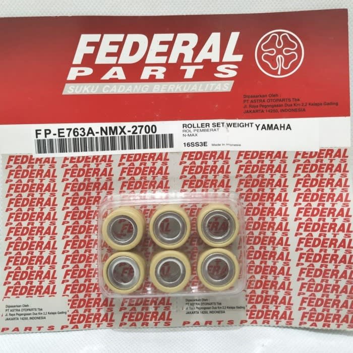 Roller Set 13 Gram - Nmax N-Max N Max Asli Federal FP-E763A-NMX-2700