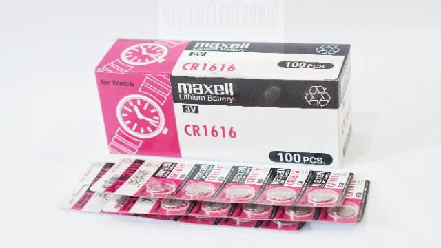 Baterai MAXELL CR1616