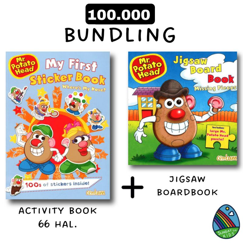 Bundle : Mr Potato Activity Book + Jigsaw Board Book