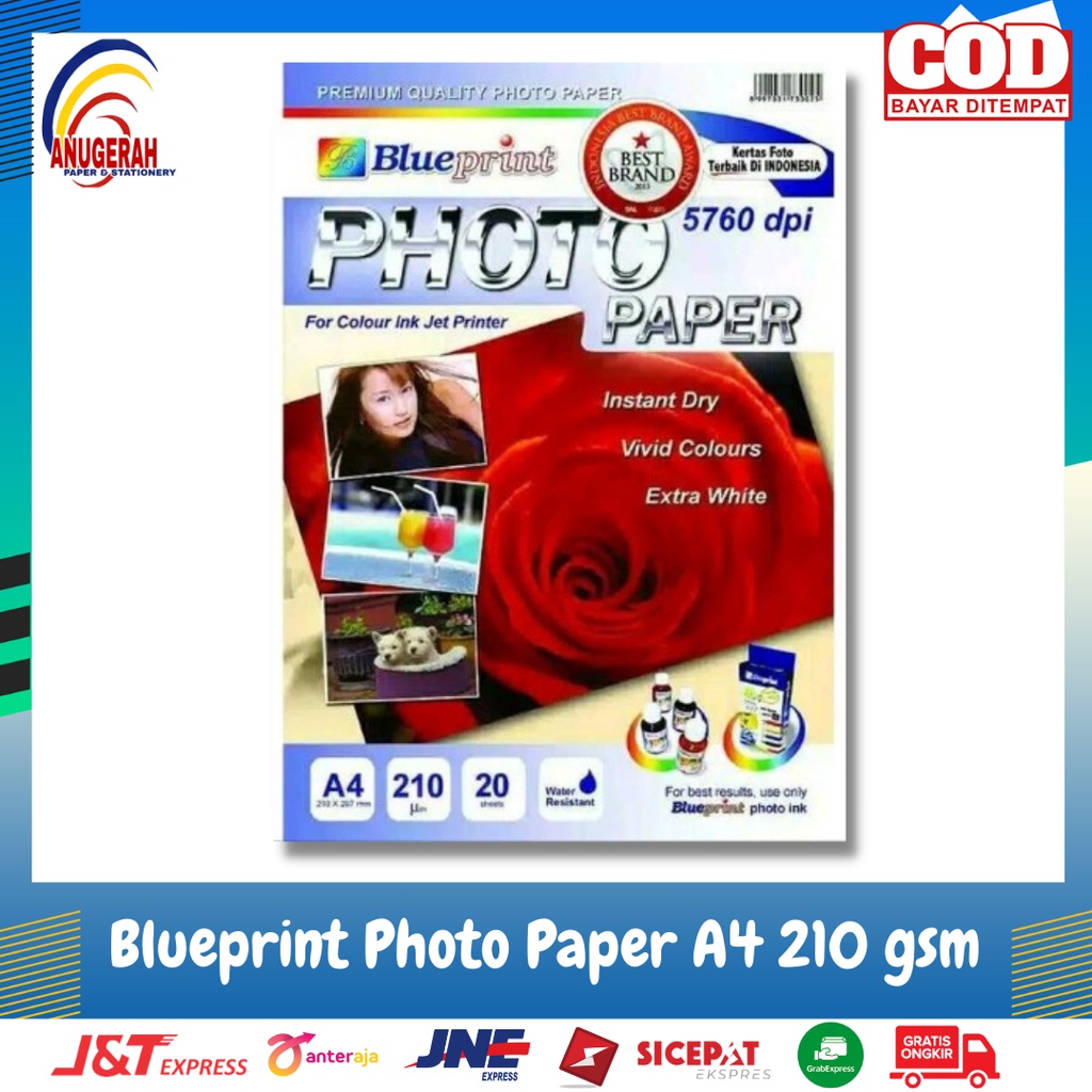 

Blueprint Photo Paper A4 210 gsm (PAK)