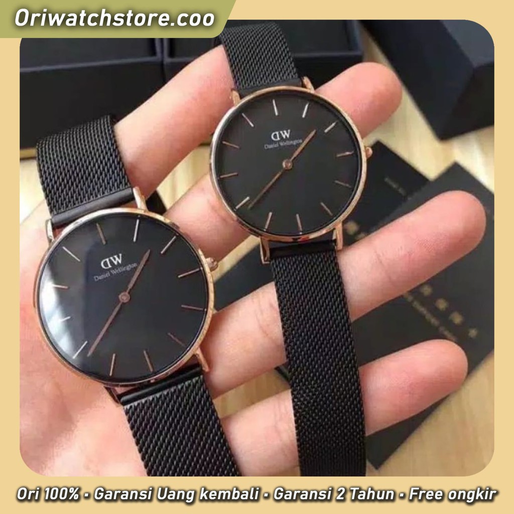 TERLARIS DW ORI GARANSI JAM TANGAN WANITA DANIEL WELLINGTON PETITE ASHFIELD