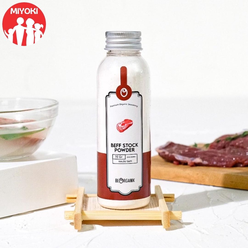 

Kaldu Sapi Bubuk Beorganik Beef Stock Powder Non MSG Slim Bottle 70 gr