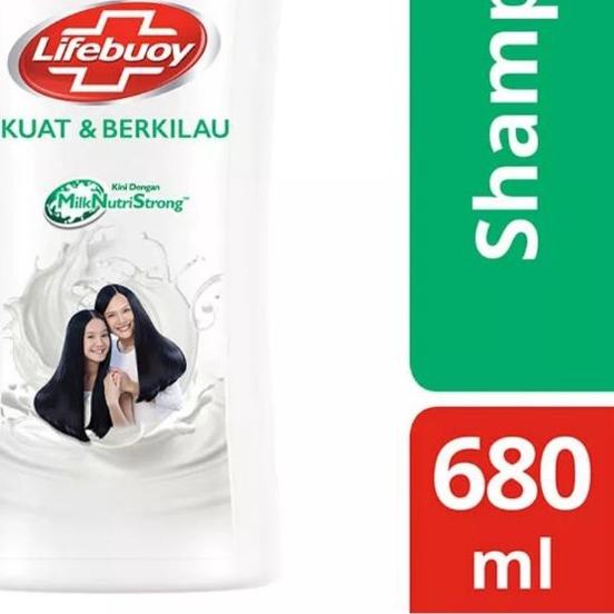 LIFEBUOY Shampoo Strong & Shiny 680ml / Shampoo 680ml Pump / Shampoo Lifebuoy 680 ml Pump