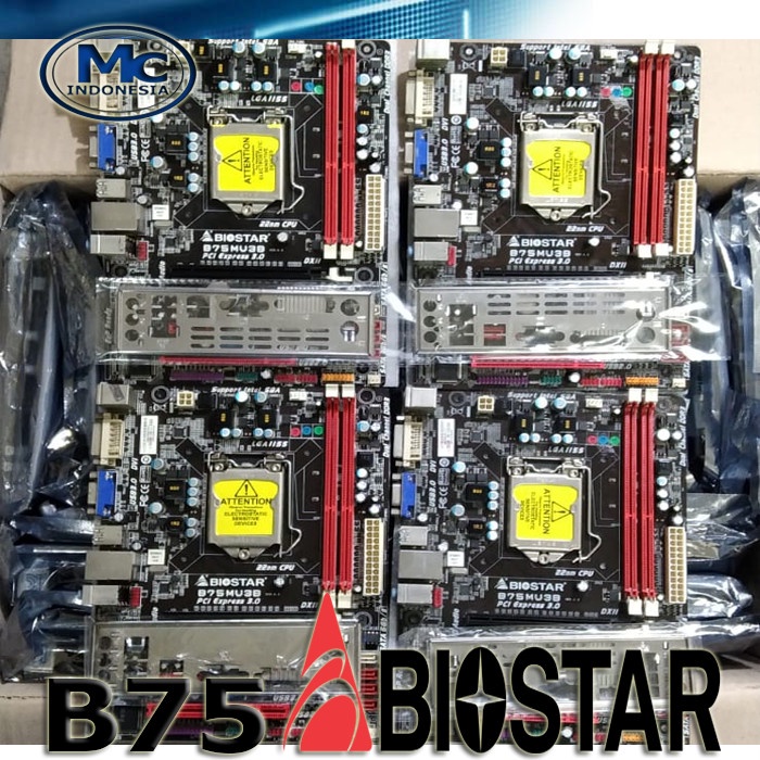 MOBO B75 Intel LGA 1155 Biostar 3.0