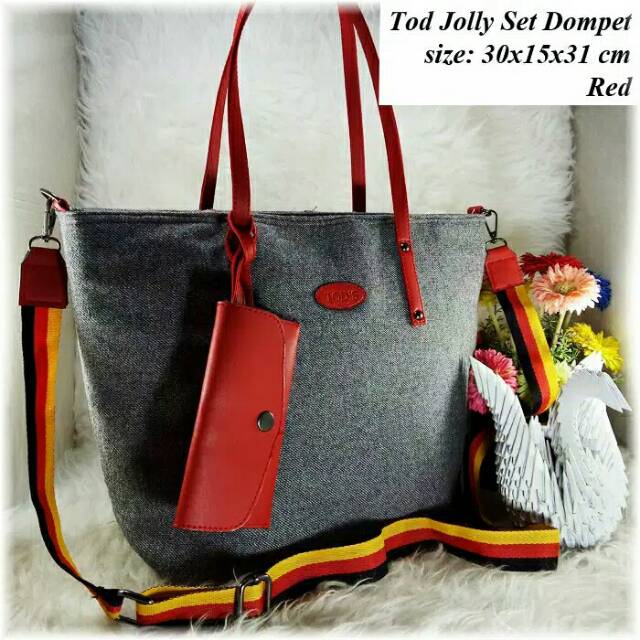 Tod Jolly Kanvas Set Dompet