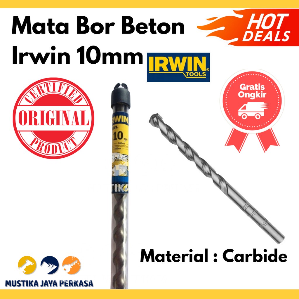 Mata Bor Beton Irwin 10 mm